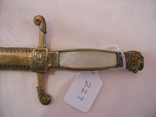 Swedish Naval Dagger 19th century. #489 Swedish Naval Dagger 19th century. #489