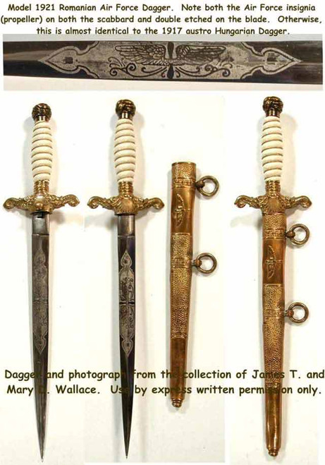 1921 Romainian Air Force Dagger  #174