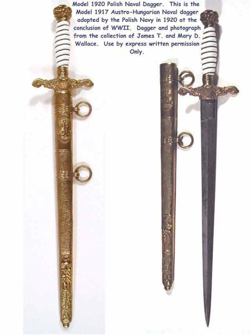 1920 Polish Naval Dagger  #133