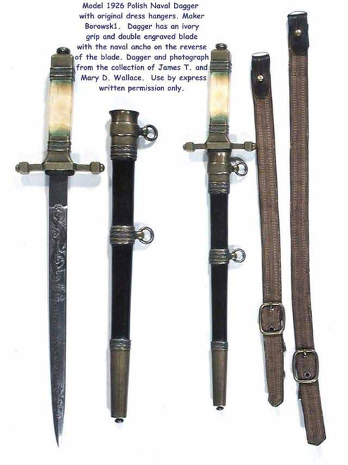 1926 Polish Naval Dagger  #266