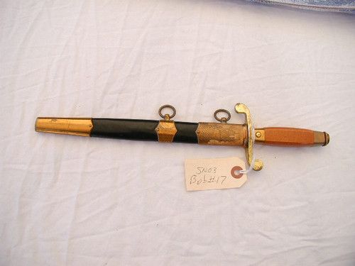 Russian Model 1952 Navy Dagger dated 1980. Maker Bynam.   #747