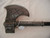18the century battle axe with hand engraved steel art work. #555