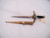 Hungarian A/F customized dagger with artificial damascus blade