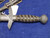 German Luftwaffe 2nd Model dagger with black bone grip