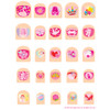 Girl Nation Pretty Ballerina's Nail Stickers in 25 designs of various sizes