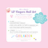 Directions for Girl Nation's Animal Friends Lil' Fingers Nail Art