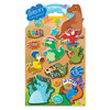 Individual pack of The Piggy Story's dinosaur sticker pop puffy stickers