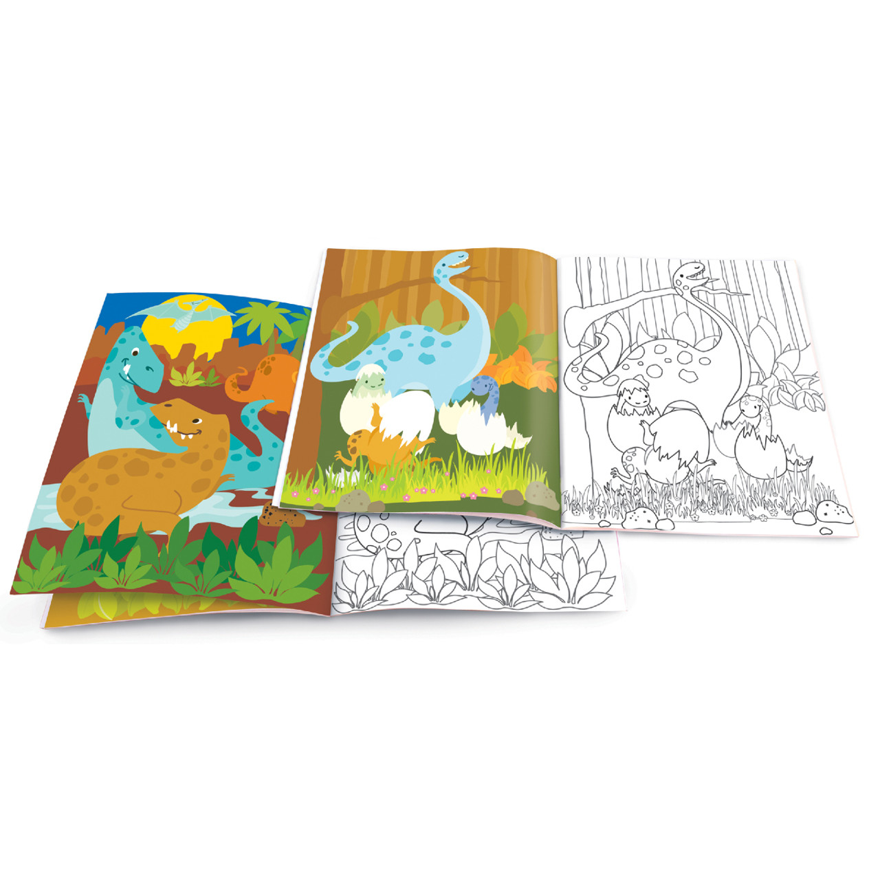 Dry Erase Coloring Book with Reusable Stickers- Animals Around the World -  The Piggy Story