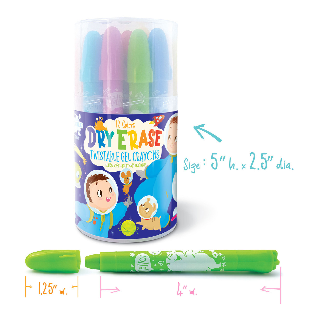 Nanjing Seeking Professional Creamy Dry Erase Crayons Different