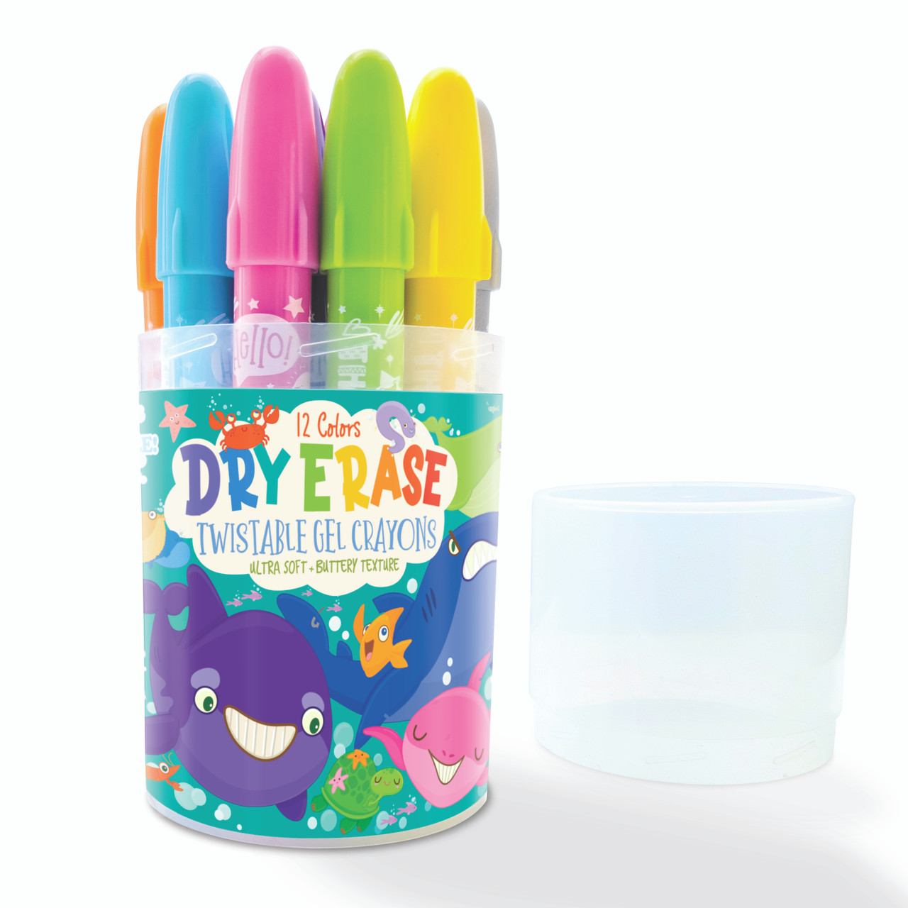 Dry Erase Twistable Gel Crayons | Under the Sea