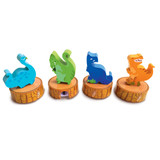 Set of 4 Dinosaur Erasers and Sharpeners