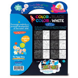 Back Cover of Color on Black, Color on White Coloring Book Tote