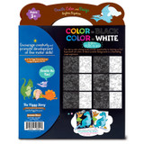 Back Cover of Dinosaur World Color on Black, Color on White 2-in-1 Tote