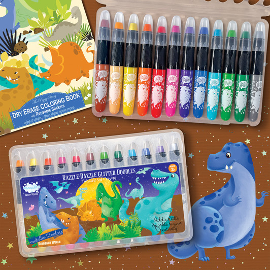 Wholesale Unicorn Magic Glitter Doodle Gel Crayons for your store - Faire
