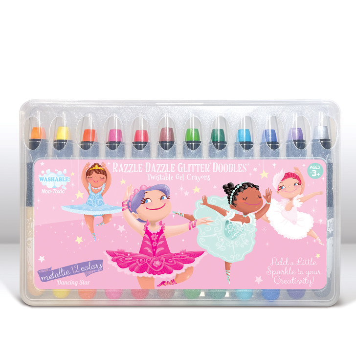 Pretty Ballerinas Glitter Doodle Gel Crayons