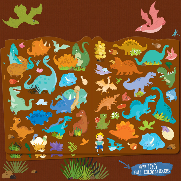 Dinosaur Stickers included in Little Book of Big Fun