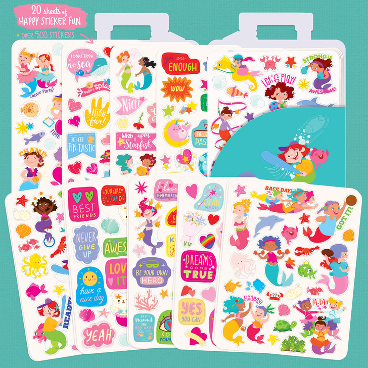 Team Mermaid Sticker Sheets