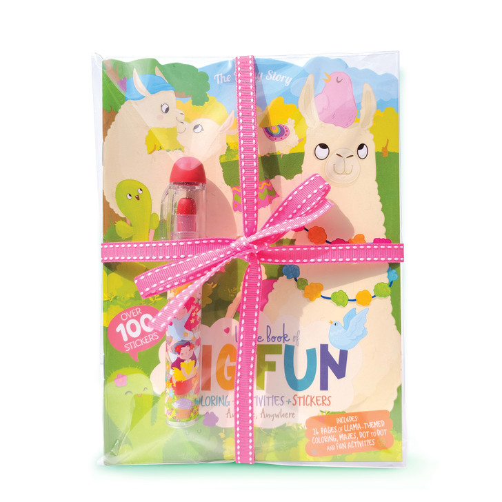 Llama & Fairy Activity Book & Stackable Crayon Gift Pack