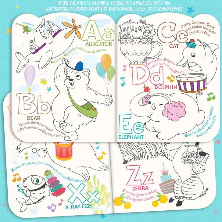 Laminated dry erase coloring pages