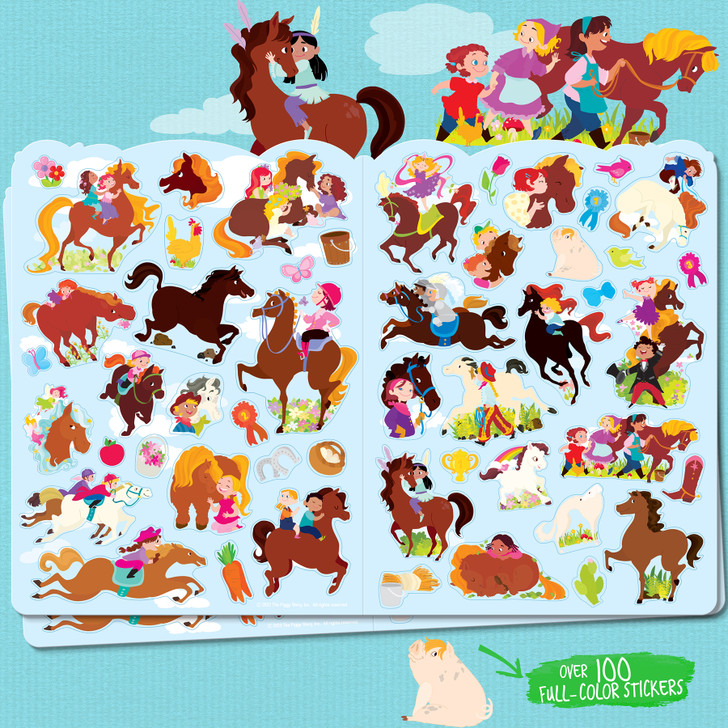 Stickers included in The Piggy Story's Horse Play Little Book of Big Fun