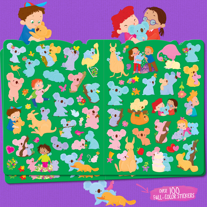 Stickers included in The Piggy Story's Koala Adventures Little Book of Big Fun