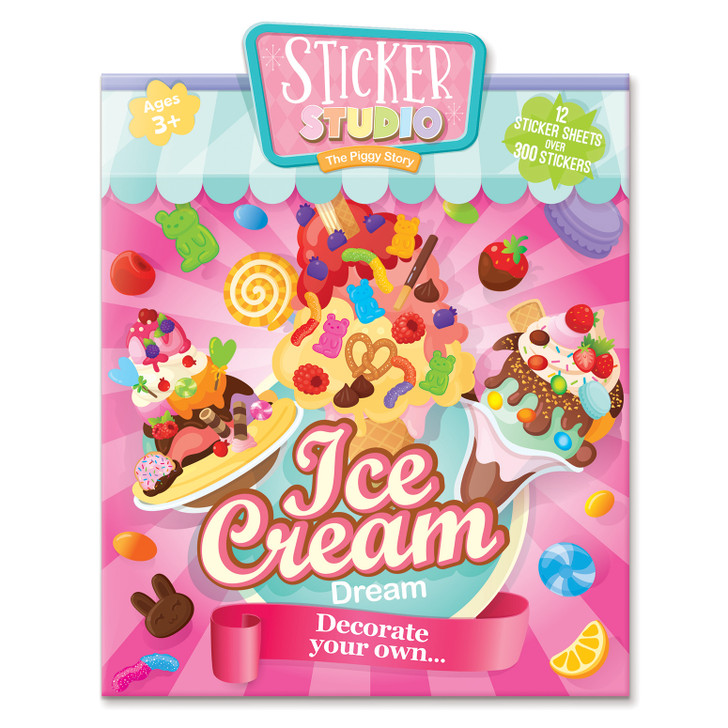 The Piggy Story's Ice Cream Dream Sticker Studio Pack