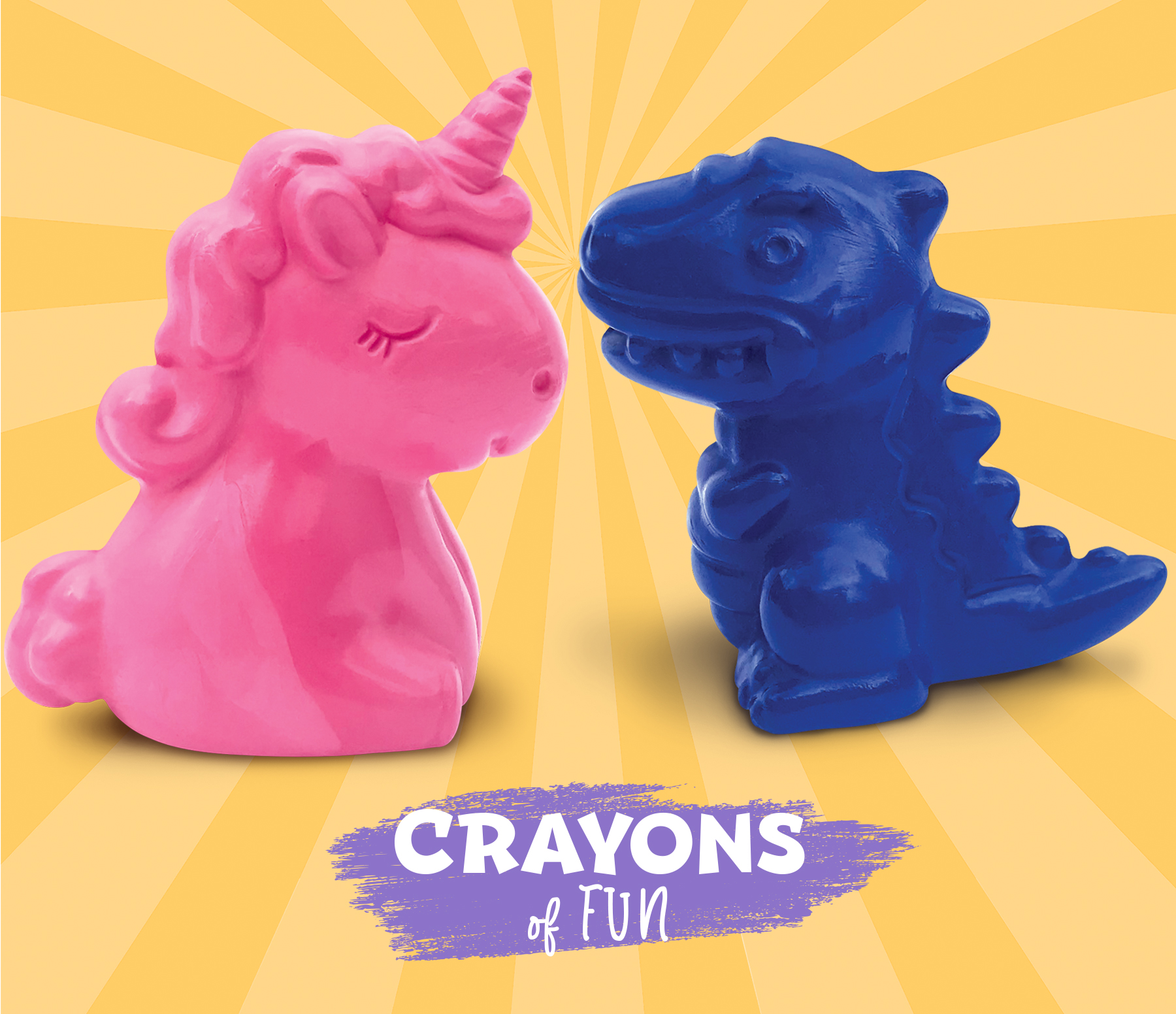 Dry Erase Mega Crayons- Unicorn Land - The Piggy Story