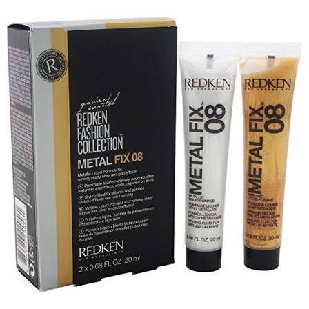 Redken Fashion Collection Fix 08 Metallic Liquid Pomade for Unisex, 1.36 Ounce