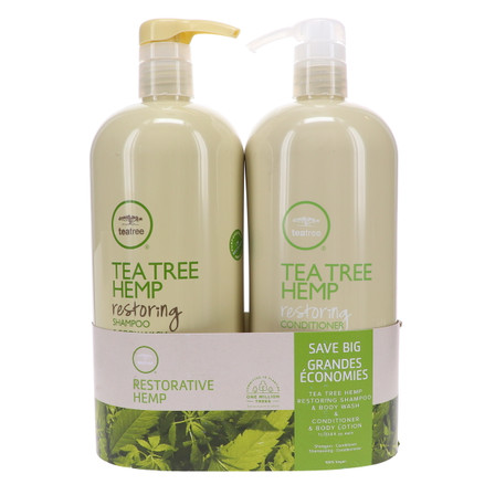 Paul Mitchell Tea Tree Hemp Shampoo & Conditioner Combo, 33.8 oz - COMBO