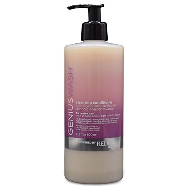 Redken Genius Wash Cleansing Conditioner for Coarse Hair, 16.9 fl. oz.