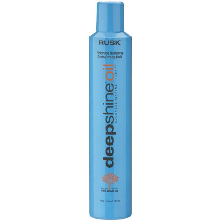 Rusk DeepShine Oil Finishing Hairspray Extra Strong Hold 10.6 Oz