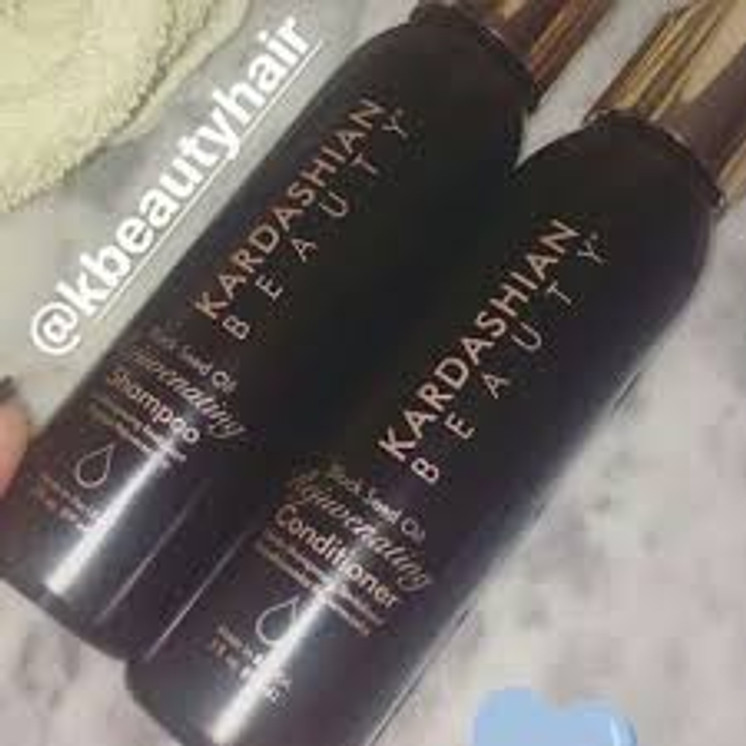 Kardashian Beauty Black Seed Oil Rejuvenating Shampoo and Conditioner 3 oz each