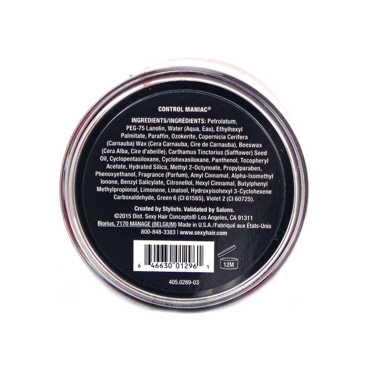 Style Sexy Hair Control Maniac Styling Wax 1.8 oz (7 Shine + 7 Hold)