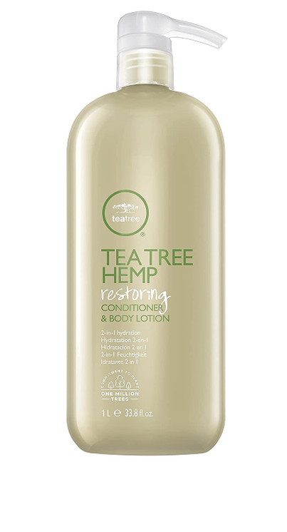 Paul Mitchell Tea tree Restoring Conditioner and Body Lotion 33.8 Oz