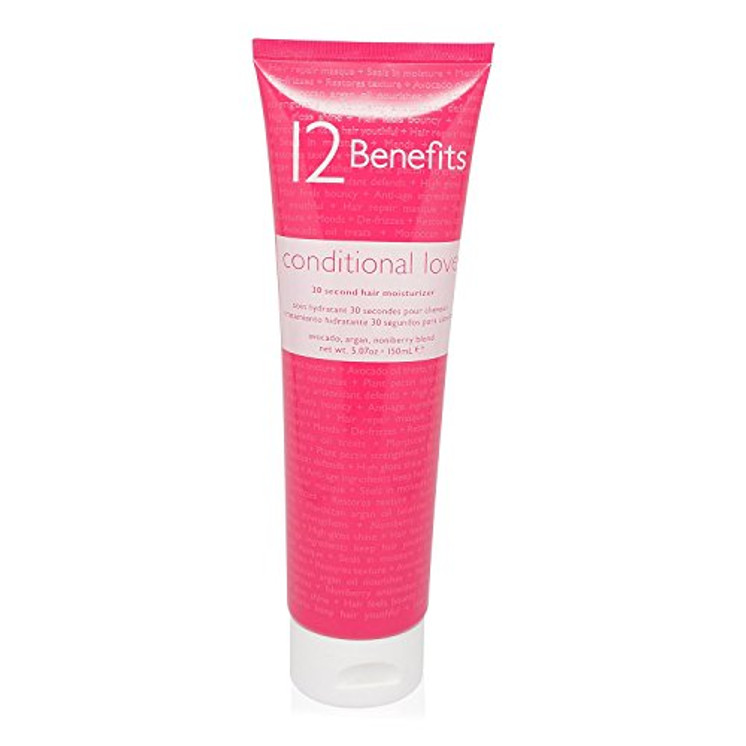 12 Benefits Conditional Love 30 Second Hair Moisturizer Treatment, 5.07 oz