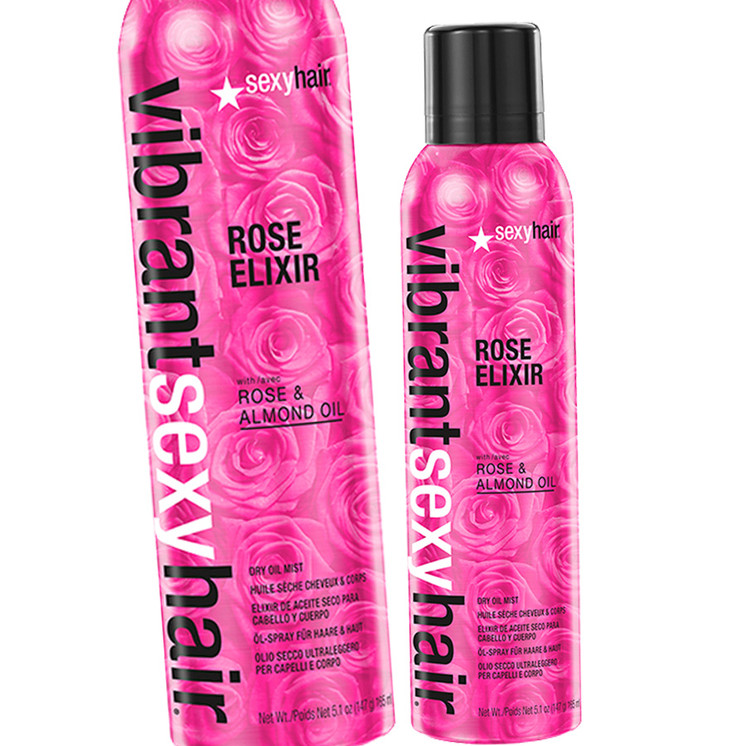 Vibrant Sexy Hair Rose Elixir Hair & Body Dry Oil Mist 5.1 - Pack of 2