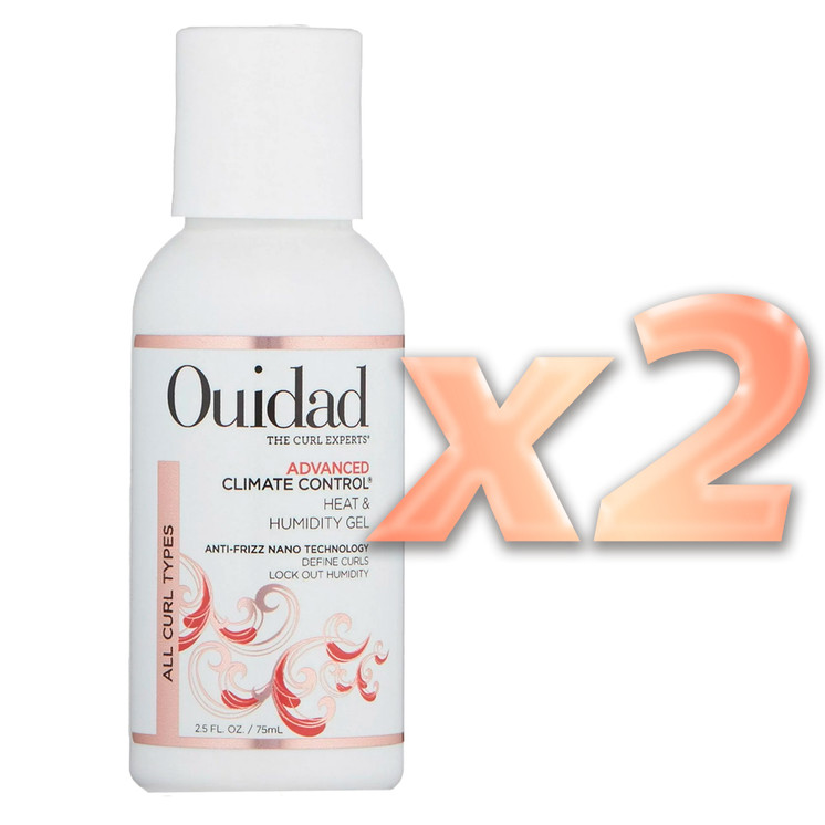 Ouidad Climate Control Heat & Humidity Gel 2.5 Fl oz - Pack of 2