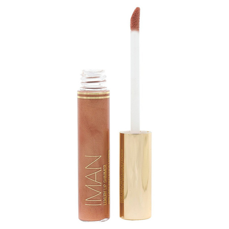 IMAN Cosmetics Luxury Lip Shimmer, Blushing Nude, 0.13 Oz