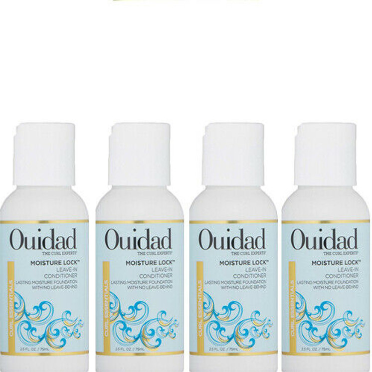 Ouidad Moisture Lock Leave in Conditioner Travel 2.5 oz (4 pack)