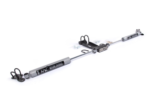 BDS Dual Steering Stabilizer Kit W/ NX2 Shocks | Jeep Wrangler JL (18-25) and Gladiator JT (21-25) BDS2034DH BDS Dual Steering Stabilizer Kit W/ NX2 Shocks | Jeep Wrangler JL (18-25) and Gladiator JT (21-25) BDS2034DH