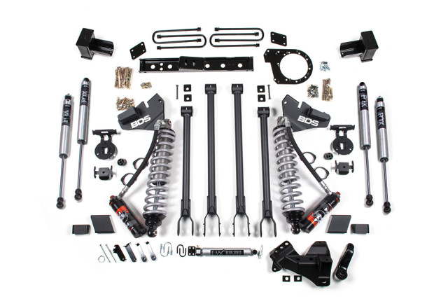 BDS 6 Inch Lift Kit w/ 4-Link | FOX 2.5 Performance Elite Coil-Over Conversion | Ford F350 Super Duty DRW (20-22) 4WD | Diesel BDS 6 Inch Lift Kit w/ 4-Link | FOX 2.5 Performance Elite Coil-Over Conversion | Ford F350 Super Duty DRW (20-22) 4WD | Diesel