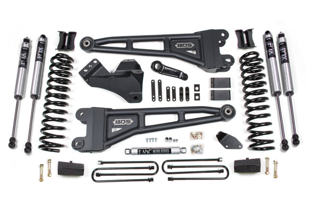 BDS 4 Inch Lift Kit w/ Radius Arm | Ford F250/F350 Super Duty (08-10) 4WD | Diesel