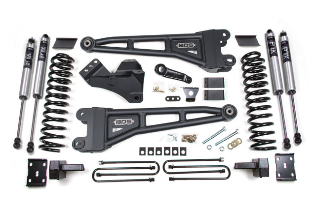 BDS 4 Inch Lift Kit w/ Radius Arm | Ford F250/F350 Super Duty (11-16) 4WD | Gas