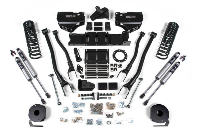 BDS 6 Inch Lift Kit w/ 4-Link | Ram 2500 w/ Rear Air Ride (19-24) 4WD | Diesel