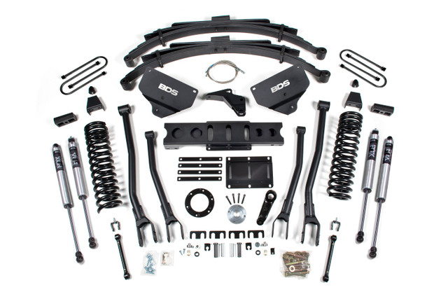 BDS 8 Inch Lift Kit w/ 4-Link | Ram 3500 (13-18) 4WD | Diesel