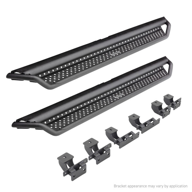 Go Rhino D14054T - Dominator Xtreme D1 SideSteps With Mounting Bracket Kit - Textured Black