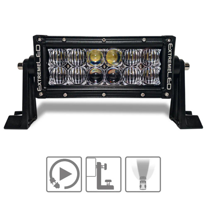 Extreme LED 8" Extreme Series Dual Row 60W Combo Beam LED Light Bar