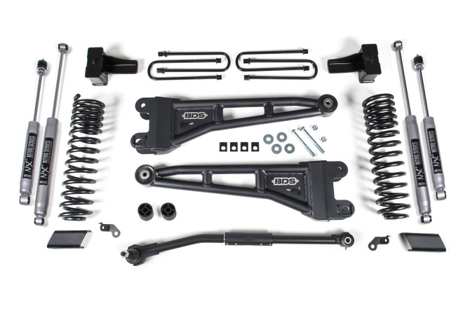 BDS 2.5 Inch Lift Kit w/ Radius Arm | Ford F250/F350 Super Duty (17-19) 4WD | Diesel