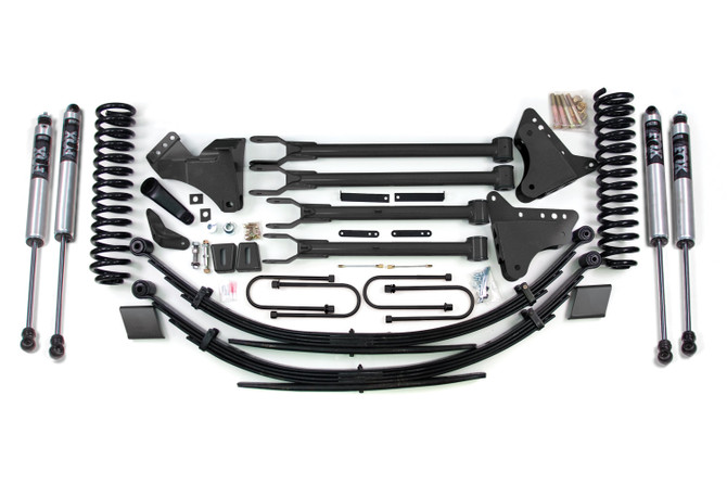 BDS 8 Inch Lift Kit w/ 4-Link | Ford F250/F350 Super Duty (08-10) 4WD | Diesel