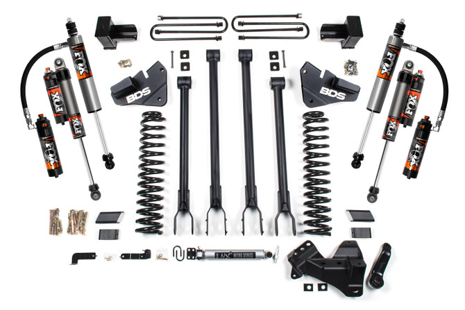 BDS 5 Inch Lift Kit w/ 4-Link | Ford F250/F350 Super Duty (20-22) 4WD | Gas